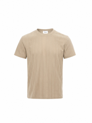 Áo Thun Texture Jacquard Dệt Nổi Form Modern AT201