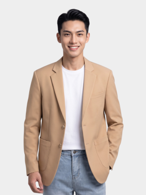 Áo Vest Trơn Regular Túi Đắp AV037
