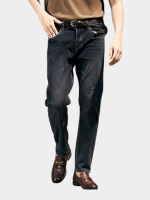 Quần Jean Rã Diễu Thêu Huy hiệu 4MEN Form Regular QJ120