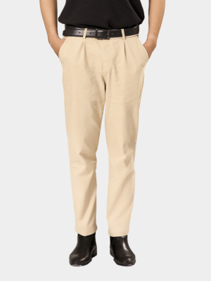 Quần Kaki Signature Stripe Trơn Form Regular QK036