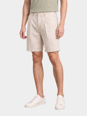 Quần Short Linen Thêu Cánh Buồm Form Straight QS087