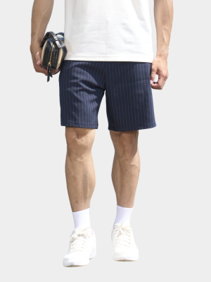 Quần Short Sọc Form Straight QS086
