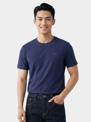 Áo Thun In Logo Tròn 4M Form Slimfit AT161