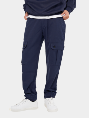 Quần Jogger Kaki Lưng Thun Túi Hộp Form Regular JO015