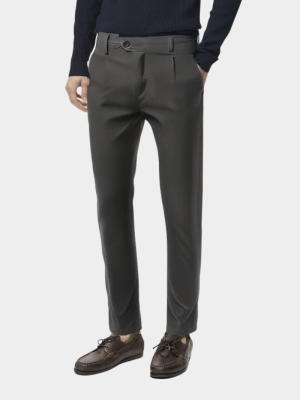 Quần Kaki Diễu 2 Bên Miệng Túi Form Slimfit QK031