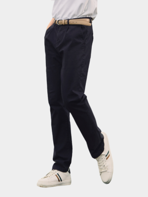 Quần Kaki Trơn Xếp Ly Form Straight QK037