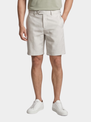 Quần Short Linen Trơn Form Straight QS068