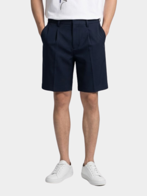Quần Short Trơn Lưng Thun Ẩn Thông Minh Form Regular QS057