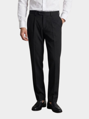 Quần Tây Sọc Túi Nắp Sau Form Slimfit QT061