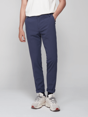 Quần Tây Căn Bản Form Slimfit QT018 Màu Xám Xanh