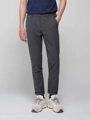 Quần Tây Căn Bản Form Slimfit QT021 Màu Xám Chuột