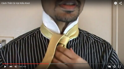 Cách Thắt Cà Vạt Kiểu Knot