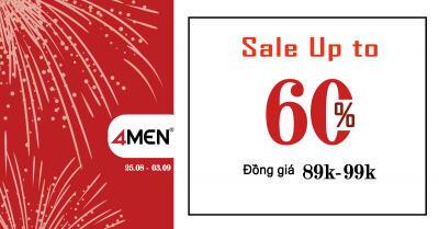 Lễ 2/9 - Đồng giá 89K-99K, Sale Up to 60% toàn hệ thống