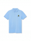 Áo Polo Thêu Icon Màu Xanh Biển PO037