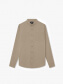 Aó Sơ Mi Oxford Túi Đắp SM075 Màu Bò