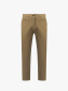 Quần Kaki Trơn Signature Gắn Tag Kim Loại Form Slimfit QK028 Màu Bò
