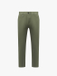 Quần Kaki Trơn Signature Gắn Tag Kim Loại Form Slimfit QK028 Màu Rêu