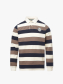 Áo Rugby Shirt Sọc Ngang In Logo Preppy Heritage Ở Ngực Form Regular PO150 Sọc Xanh Đen