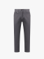 Quần Kaki Trơn Signature Gắn Tag Kim Loại Form Slimfit QK028 Màu Xanh Đậm