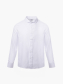 Áo Sơ Mi Sọc Thêu Huy Hiệu M Form Tailored SM180 Sọc Trắng