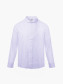 Áo Sơ Mi Sọc Thêu Huy Hiệu M Form Tailored SM180 Sọc Tím