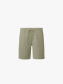 Quần Short Kaki Lưng Thun Gắn Nhãn Trang Trí Form Straight QS067 Màu Be Nhạt