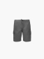 Quần Short Kaki Trang Trí Đường Diễu 2 Bên Túi Hộp Form Straight QS073 Màu Xám