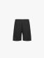 Quần Short Thể Thao In Logo 4Men Club Form Regular QS079 Màu Đen