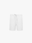 Quần Short Linen Trơn Form Straight QS085 Màu Trắng