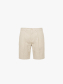 Quần Short Linen Thêu Cánh Buồm Form Straight QS087 Màu Be