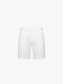 Quần Short Linen Thêu Cánh Buồm Form Straight QS087 Màu Trắng