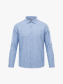 Áo Sơ Mi Oxford Sọc Cổ Button - Down Form Regular SM207 Sọc Xanh Biển