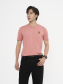 Áo Thun In Logo Bãi Biển Form Slimfit AT170 Màu Hồng