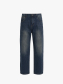 Quần Jean Trơn Túi Kiểu Form Straight QJ134 Màu Xanh