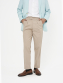 Quần Tây Sidetab Gắn Dây 3 Sọc Form Slimfit QT065 Màu Be