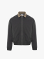 Áo Khoác Blouson Form Relax AK083 Màu Xám Đậm