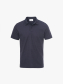 Áo Polo Jacquard Texture Nẹp Dấu Khuy Form Modern PO197 Màu Xanh Đen