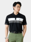 Áo Polo Rayon In Logo Tròn M Form Regular PO164 Màu Đen