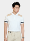 Áo Polo Rayon Rã Phối Form Slimfit PO159 Màu Trắng