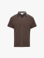 Áo Polo Vertical Texture Cổ V Bo Kiểu Form Modern PO199 Màu Nâu
