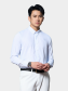 Áo Sơ Mi Caro Hạn Chế Nhăn Wrinkle X Thêu Logo M Ở Ngực Form Slimfit SM175
