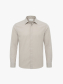 Áo Sơ Mi Herringbone Nẹp Dấu Khuy Form Regular SM211 Màu Xám