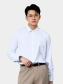 Áo Sơ Mi Sọc Hạn Chế Nhăn Wrinkle X Thêu Chữ M Form Tailored SM177