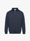 Áo Sweatshirt Trơn Dây Kéo Form Regular AS006 Màu Xanh Đen