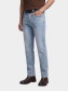 Quần Jean Phối Dây Sọc 2 Bên Sườn Form Straight Đen QJ128 Màu Xanh