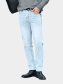 Quần Jean Xanh Thêu Logo 4M Form Slim QJ118