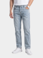 Quần Jeans Trơn Form Straight QJ129 Màu Xanh