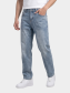 Quần Jeans Trơn Form Straight QJ130 Màu Xanh
