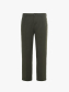 Quần Kaki Trơn Xếp Ly Form Straight QK037 Màu Rêu Đậm
