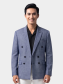 Áo Vest Cổ V 3 Hàng Nút Linen AV1137 Màu Xanh Đen